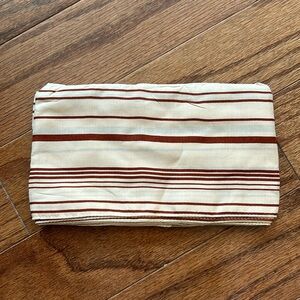 NATALIE MARTIN thin stripe cocoa butter sash belt new